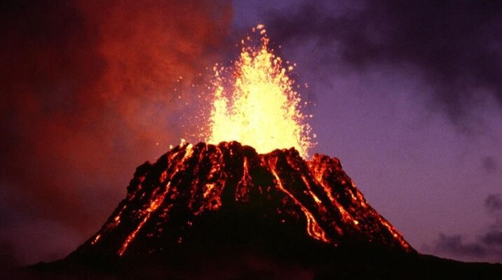 De vulkaan